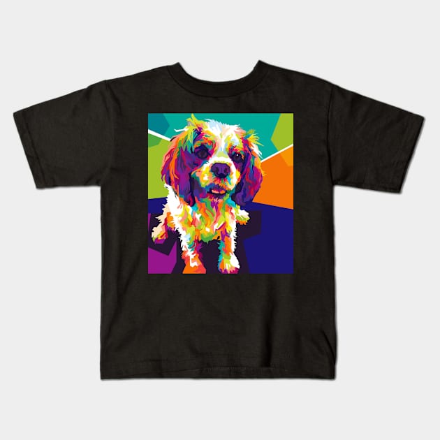 Cute dog Kids T-Shirt by Danwpap2